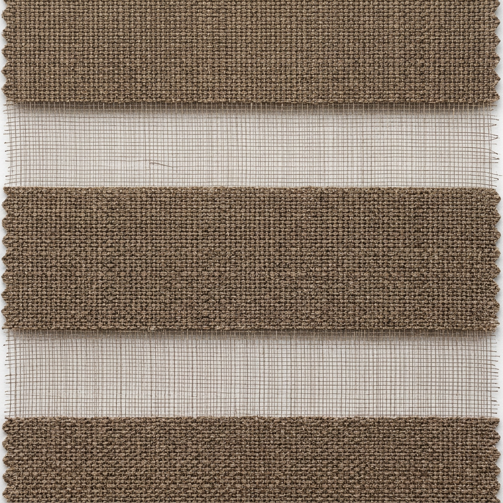 Taupe zebra perde deseni