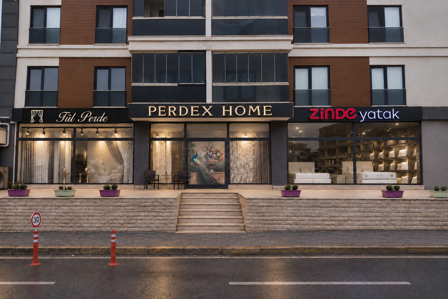 PERDEX HOME mağaza dış cephesi — Kartepe / Kocaeli