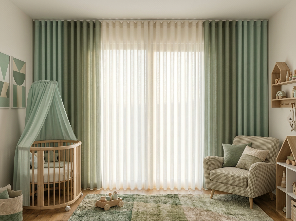 Nane Serinliği — Mint · Kar Beyazı · Adaçayı Lens Perde